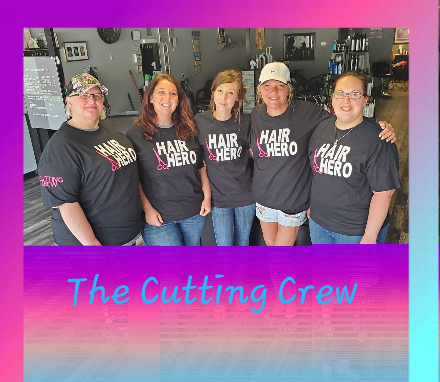 “Masks on” at Cutting Crew Historic Union County